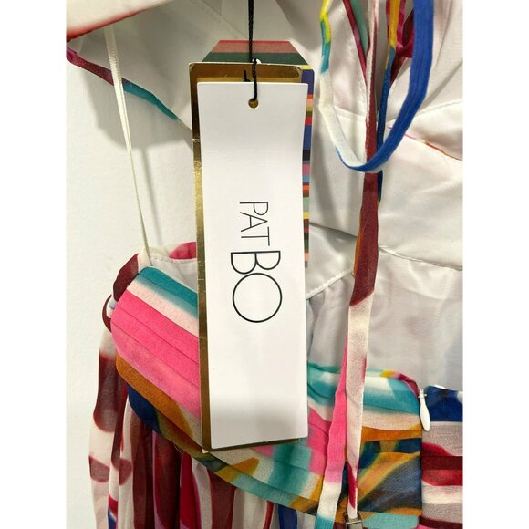 PatBo $850 Plunging Maxi Dress Cutout Formal Maxi Dress Gown Sz 2 NWT - Picture 8 of 10